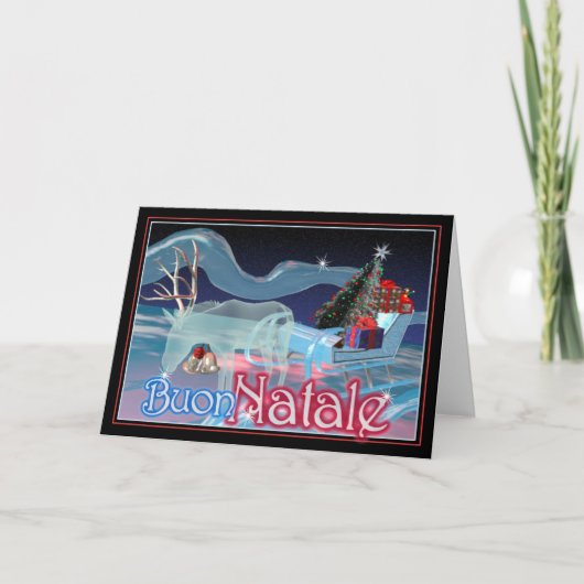Buon Natale -メリークリスマス シーズンカード (正面)