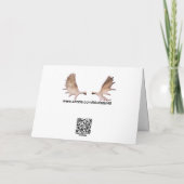 Buon Natale -氷のリボンのシール シーズンカード (裏面)