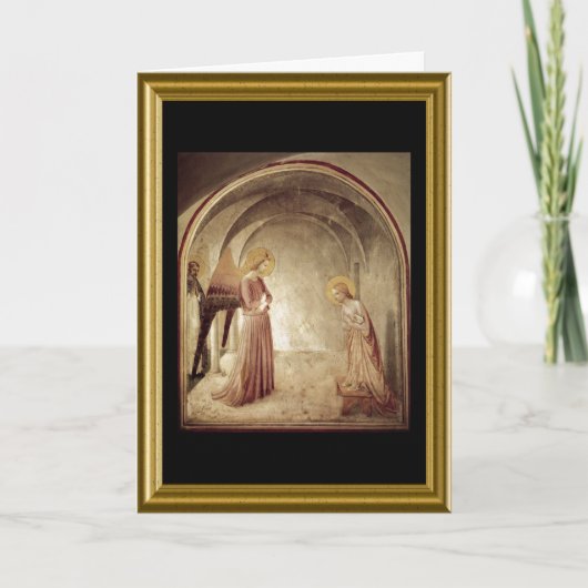 Buon natale – 聖フランシス祈りの言葉イタリアン in シーズンカード (正面)