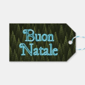Buon Natale – 針葉樹 ギフトタグ (正面(横))
