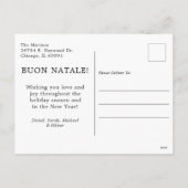 Buon Natale 3 Photo  シーズンポストカード (裏面)