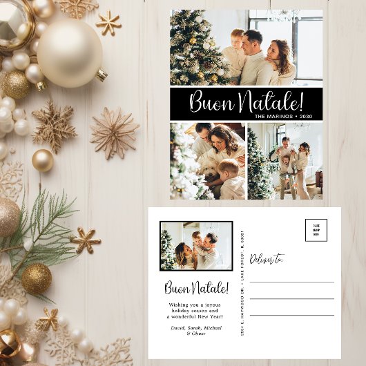Buon Natale 4 Photo  シーズンポストカード