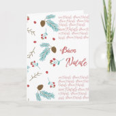 Buon natale christmas card カード (正面)