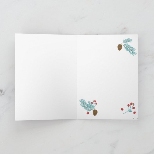 Buon natale christmas card カード (内部)