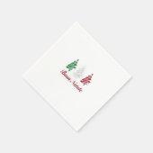 Buon Natale Christmas Napkins スタンダードカクテルナプキン (角)