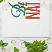 Buon Natale Gift Italian Christmas キッチンタオル (折り畳み)