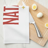 Buon Natale Gift Italian Christmas キッチンタオル (四つ折り)