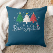 Buon Natale Italian Christmas Tree クッション (ブランケット)