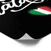 Buon Natale Italian Family Christmas, Italy Pride  ポスター (角)