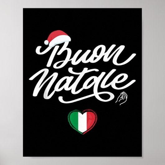 Buon Natale Italian Family Christmas, Italy Pride  ポスター (正面)