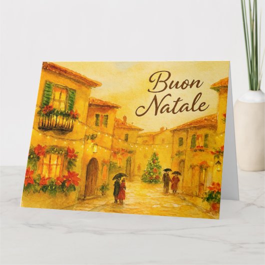 Buon Natale Italian Village カード (正面)