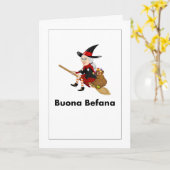 Buona Befana! カード (黄色い花)