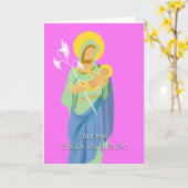 Buona Festa del Papa、イタリア語の父の日 カード (黄色い花)