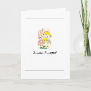 Buona PasquaのItalianoイースターカード シーズンカード