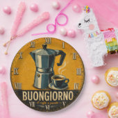Buongiorno Coffee ペーパープレート (パーティー)