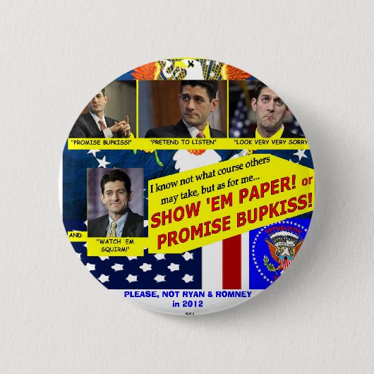 BUPKISS! -ボタン 缶バッジ (正面)