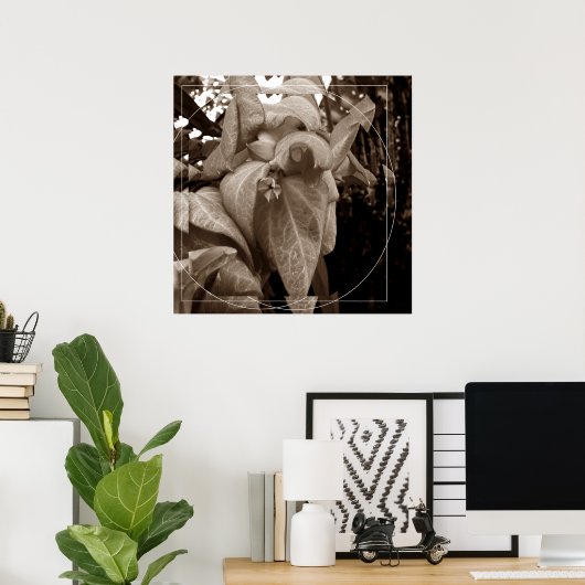 Buquê de folhas ポスター (ホームオフィス)