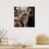 Buquê de folhas ポスター (キッチン)