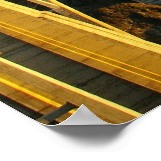 Bur Sur Coastline and Bridge ポスター (角)