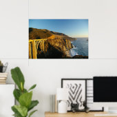 Bur Sur Coastline and Bridge ポスター (ホームオフィス)