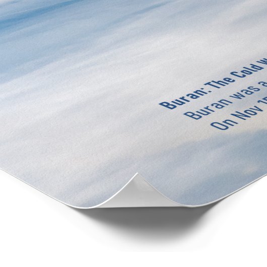 Buran: Legendary Soviet Shuttle in Flight ポスター (角)