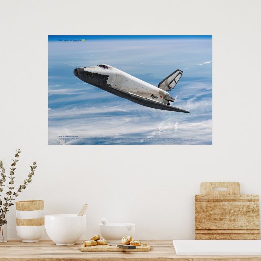 Buran: Legendary Soviet Shuttle in Flight ポスター (キッチン)