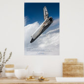 Buran Shuttle: Majestic Atmospheric Descent  ポスター (キッチン)