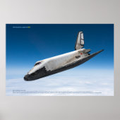 Buran Soviet Shuttle Atmospheric Reentry ポスター (正面)
