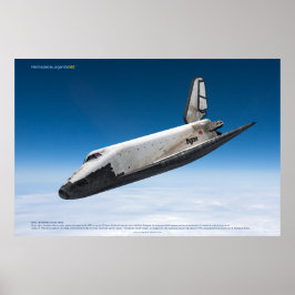 Buran Soviet Shuttle Atmospheric Reentry ポスター