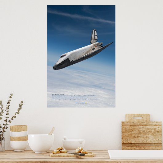 Buran Spaceplane: Cloud Descent ポスター (キッチン)