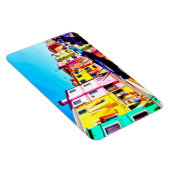 Buranoのベニスの水彩画の絵画 マグネット (右側)