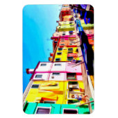 Buranoのベニスの水彩画の絵画 マグネット (縦)