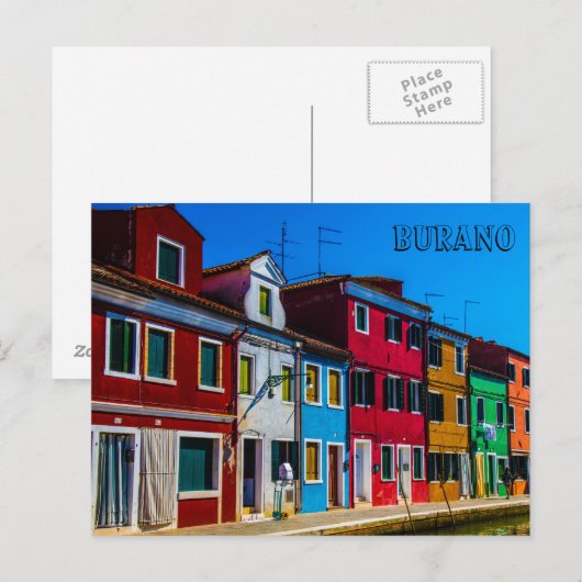 Buranoはがき ポストカード (正面/裏面)