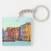 BURANO – ヴェネツィアラグーンヴェネツィア – ブルノ キーホルダー (裏面)