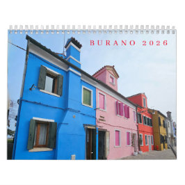 Burano 2026 calendar カレンダー