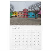 Burano 2026 calendar カレンダー (1月 2027)