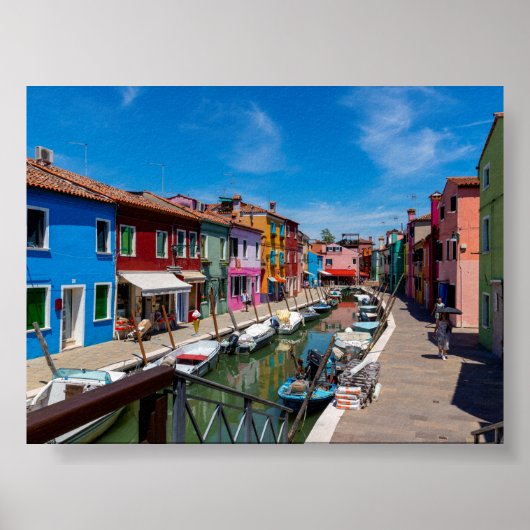 Burano houses ポスター (正面)
