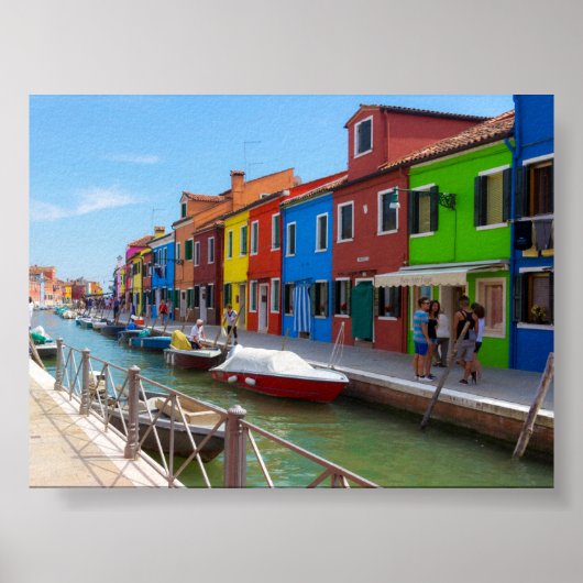 Burano houses ポスター (正面)