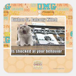 Burbon St.のバルコニーKitteh スクエアシール