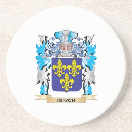 Burchの紋章付き外衣 コースター (正面)