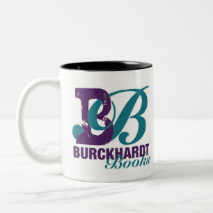 Burckhardt Books ロゴ入り コーヒーマグ 読書家へのギフト ツートーンマグカップ
