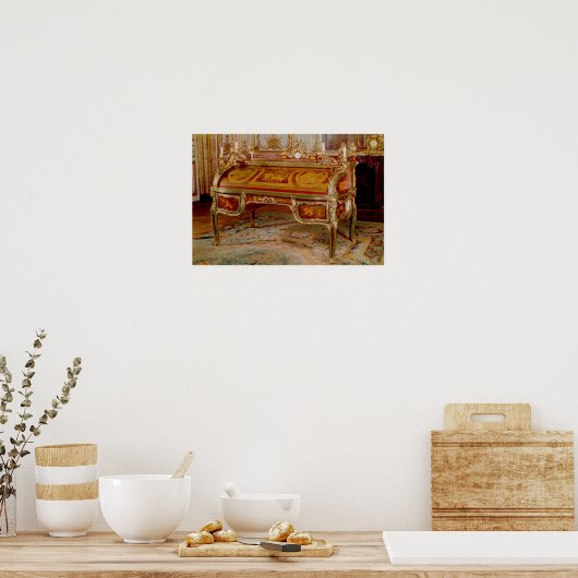 Bureau du Roi by Oeben and Riesener ポスター (キッチン)