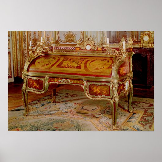 Bureau du Roi by Oeben and Riesener ポスター (正面)