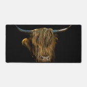 Bureaumat beschermer portret Schotse hooglander デスクマット (正面)