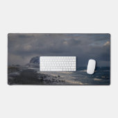 Bureaumat foto Vesteralen strand zee デスクマット (キーボード&マウス)