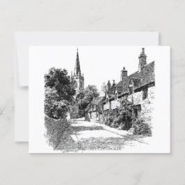 Burford Village Cotswolds  ポストカード