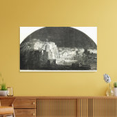 Burford's New Panorama of Naples by Moonlight キャンバスプリント (インサイチュ (リビング))