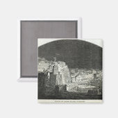 Burford's New Panorama of Naples by Moonlight マグネット (正面/裏面)