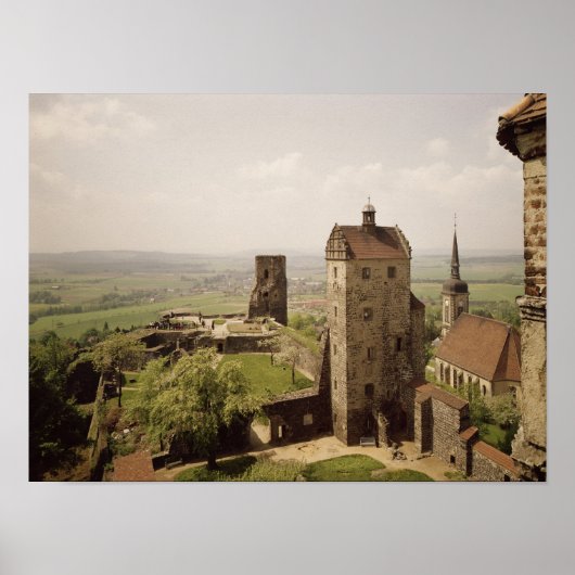 Burg Stolpen、c.1100構築 ポスター (正面)