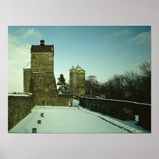 Burg Stolpen、c.1100構築 ポスター (正面)
